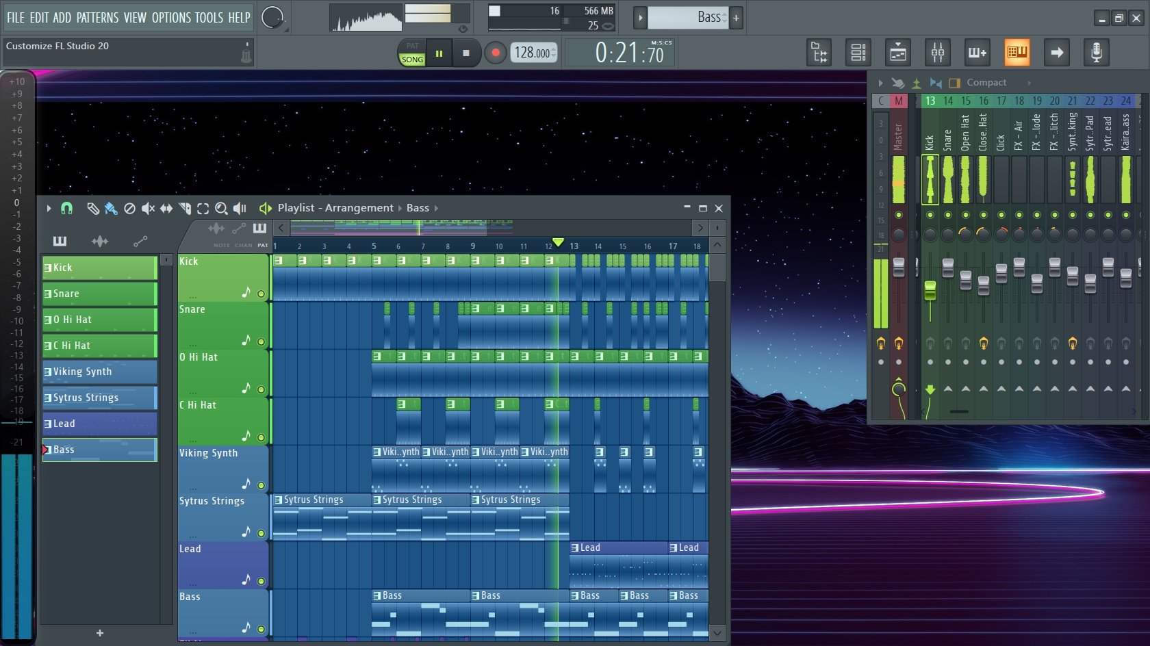 Фон для fl studio 20